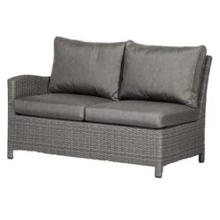 Paris 7 Piece Deluxe Modular Corner Dining Set With Rectangular Firepit -ELEND SHOP 30763601 alt06