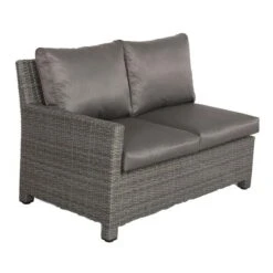 Paris 7 Piece Deluxe Modular Corner Dining Set With Square Firepit -ELEND SHOP 30763602 alt05