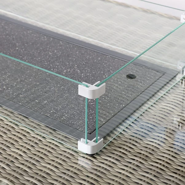 Wentworth 7 Piece Deluxe Modular Corner Lounge Set With Rectangular Firepit 5 Wentworth 7 Piece Deluxe Modular Corner Lounge Set With Rectangular Firepit - Image 5