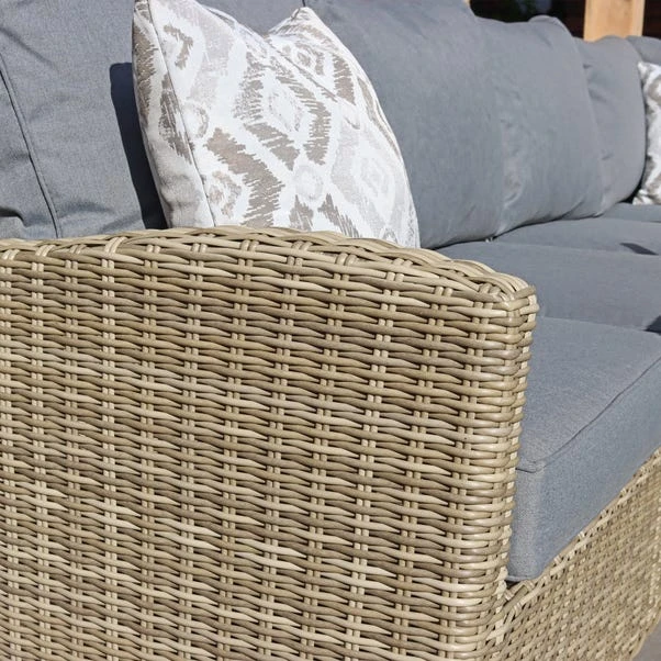 Wentworth 7 Piece Deluxe Modular Corner Lounge Set With Square Firepit 5 Wentworth 7 Piece Deluxe Modular Corner Lounge Set With Square Firepit - Image 5