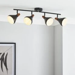 Elements Wolston 4 Light Semi Flush Spotlight Bar 31 Elements Wolston 4 Light Semi Flush Spotlight Bar -ELEND SHOP 30765896