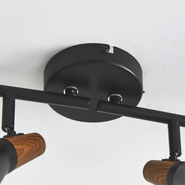 Elements Wolston 4 Light Semi Flush Spotlight Bar 16 Elements Wolston 4 Light Semi Flush Spotlight Bar - Image 16