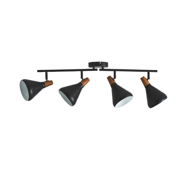 Elements Wolston 4 Light Semi Flush Spotlight Bar 17 Elements Wolston 4 Light Semi Flush Spotlight Bar - Image 17