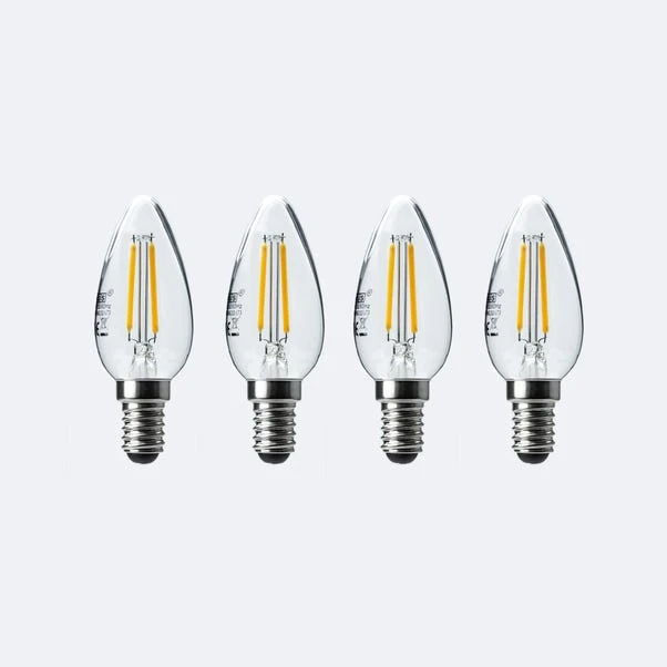 Set Of 4 Status 4W Filament SES Candle Bulbs 4 Set Of 4 Status 4W Filament SES Candle Bulbs - Image 4