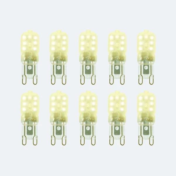 Set Of 10 Status 2.2W G9 Capsule Bulbs 1 Set Of 10 Status 2.2W G9 Capsule Bulbs