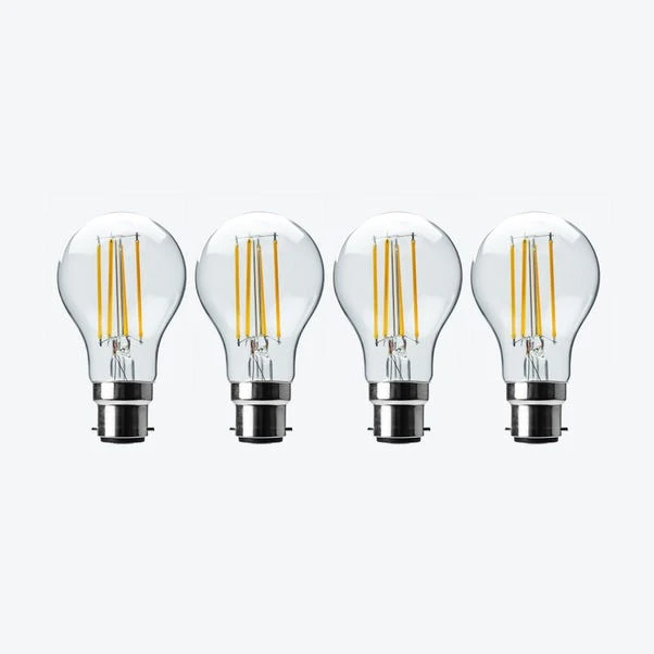Set Of 4 Status 6.5W BC GLS Filament Bulbs 3 Set Of 4 Status 6.5W BC GLS Filament Bulbs - Image 3