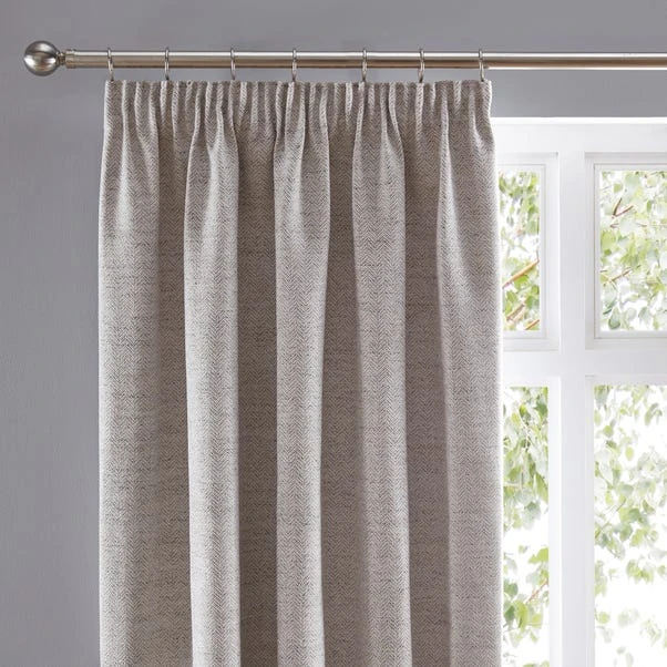 Churchgate Swithland Herringbone Pencil Pleat Curtains 15 Churchgate Swithland Herringbone Pencil Pleat Curtains - Image 15