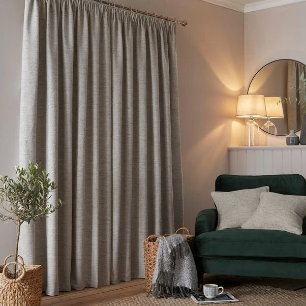 Churchgate Swithland Herringbone Pencil Pleat Curtains 18 Churchgate Swithland Herringbone Pencil Pleat Curtains - Image 18