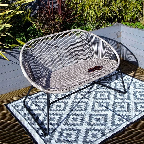 Charles Bentley Zanzibar 2 Seater Bench 1 Charles Bentley Zanzibar 2 Seater Bench