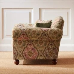Angus Kashmar Chenille Snuggle Chair -ELEND SHOP 30783343 alt04