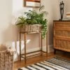 Churchgate Rattan Planter Box With Stand