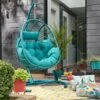 Elements Peacock Hanging Egg Chair
