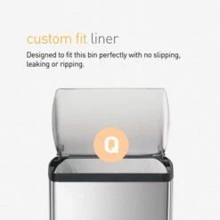 Simplehuman 50 Litre Rectangular Pedal Bin -ELEND SHOP 30791907 alt06