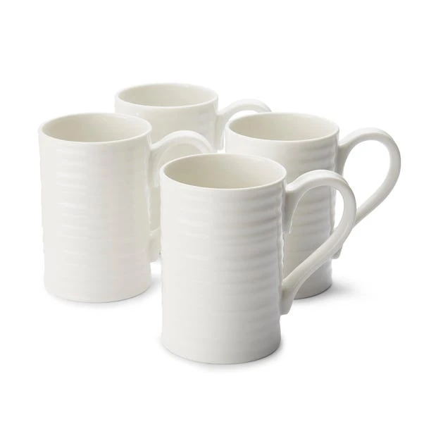 Set Of 4 Sophie Conran For Portmeirion Tall Mugs 1 Set Of 4 Sophie Conran For Portmeirion Tall Mugs