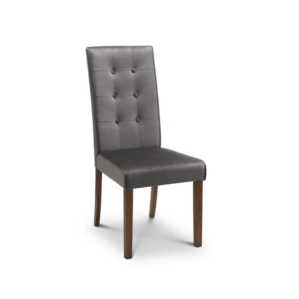 Chelsea 6 Seater Round Large Dining Table With 6 Madrid Chairs, Brown Glass 4 Chelsea 6 Seater Round Large Dining Table With 6 Madrid Chairs, Brown Glass - Image 4