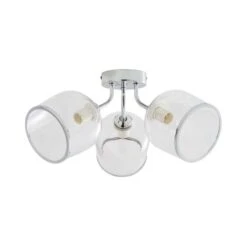 Lenny 3 Light Semi Flush Ceiling Light -ELEND SHOP 30798644 alt04