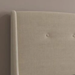 Mason Buttoned Woven Fabric Bed Frame -ELEND SHOP 30799977 alt04