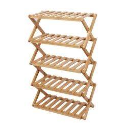Bamboo Folding Shoe Rack -ELEND SHOP 30801378 alt02