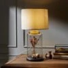 Antique Brass Glass Jar Table Lamp