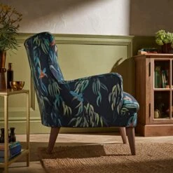 Marlow Kingfisher Print Occasional Armchair -ELEND SHOP 30804570 alt01