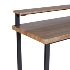 Freddie Rustic Wood Effect Step Up Shelf Desk -ELEND SHOP 30809418 alt03