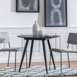 Newport 4 Seater Round Dining Table -ELEND SHOP 30810647