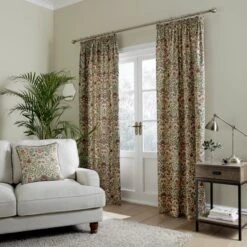 Ruskin Cotton Pencil Pleat Curtains -ELEND SHOP 30810931 alt01