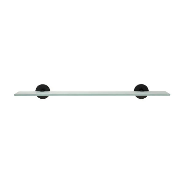 Epsom Flexi-FixTM Matt Black Glass Shelf 2 Epsom Flexi-FixTM Matt Black Glass Shelf - Image 2