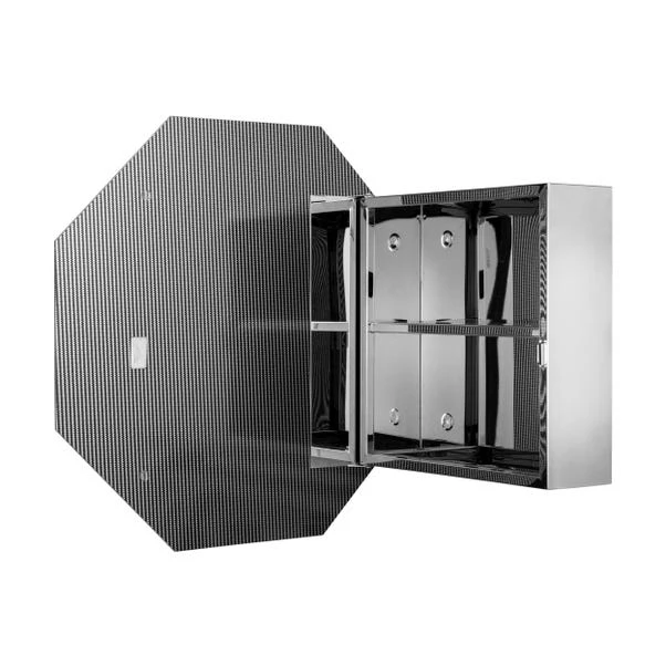 FAVO Octagon Stainless Steel Cabinet 6 FAVO Octagon Stainless Steel Cabinet - Image 6