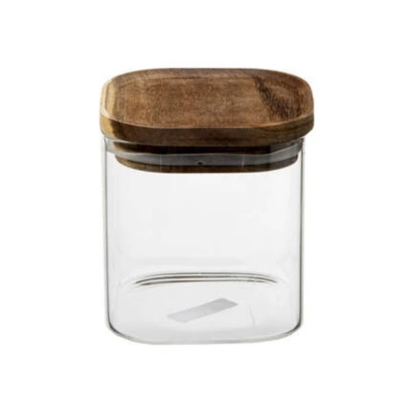 Set Of 3 Air Seal Square Glass Storage Jars 8 Set Of 3 Air Seal Square Glass Storage Jars - Image 8