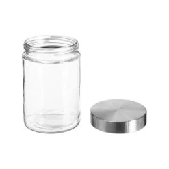 Set Of 3 Screw Top Lid Glass Storage Jars -ELEND SHOP 30816127 alt02