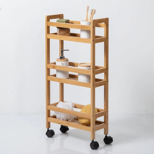 Bamboo Kitchen Trolley 2 Bamboo Kitchen Trolley - Image 2