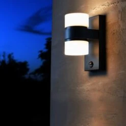 EGLO Atollari 2 Light Outdoor Sensor Wall Light -ELEND SHOP 30817317 alt02