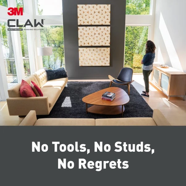 3M CLAW™ Plasterboard Picture And Mirror Hooks, 11 Kg 3 3M CLAW™ Plasterboard Picture And Mirror Hooks, 11 Kg - Image 3