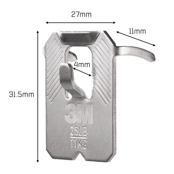 3M CLAW™ Plasterboard Picture And Mirror Hooks, 11 Kg 5 3M CLAW™ Plasterboard Picture And Mirror Hooks, 11 Kg - Image 5