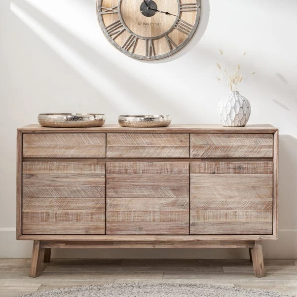 Pacific Kalmar Sideboard, Natural Acacia 1 Pacific Kalmar Sideboard, Natural Acacia