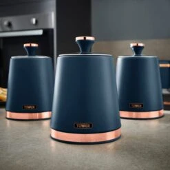 Set Of 3 Tower Cavaletto Kitchen Canisters 36 Set Of 3 Tower Cavaletto Kitchen Canisters -ELEND SHOP 30822138