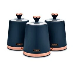 Set Of 3 Tower Cavaletto Kitchen Canisters 37 Set Of 3 Tower Cavaletto Kitchen Canisters -ELEND SHOP 30822138 alt01