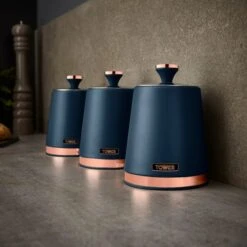 Set Of 3 Tower Cavaletto Kitchen Canisters 38 Set Of 3 Tower Cavaletto Kitchen Canisters -ELEND SHOP 30822138 alt02