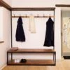 Charnwood Large Coat Rack With Shoe Tidy