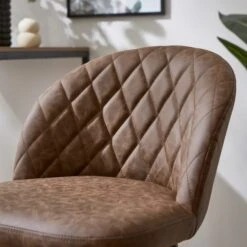 Astrid Bar Stool, Faux Leather -ELEND SHOP 30829682 alt03