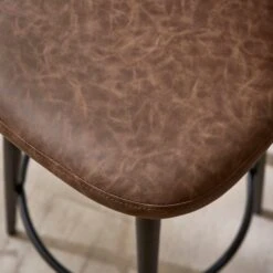 Astrid Bar Stool, Faux Leather -ELEND SHOP 30829682 alt04