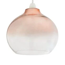 Nivala Metallic Ombre Copper Glass Easy Fit Pendant Shade -ELEND SHOP 30831741 alt03