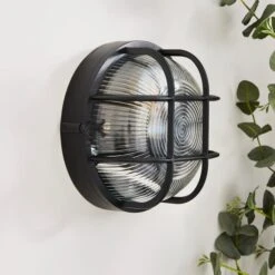 Indoor Outdoor Bulkhead Industrial Wall Light 19 Indoor Outdoor Bulkhead Industrial Wall Light -ELEND SHOP 30832006 alt01
