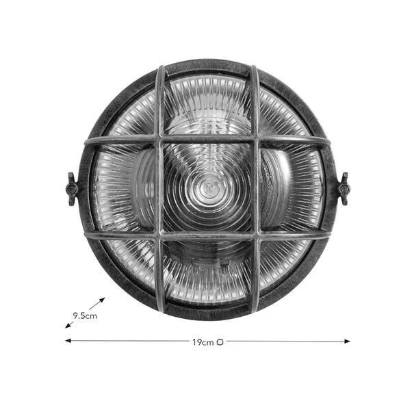 Indoor Outdoor Bulkhead Industrial Wall Light 6 Indoor Outdoor Bulkhead Industrial Wall Light - Image 6