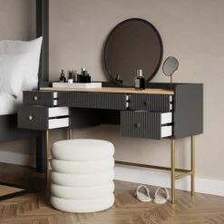 Georgi 5 Drawer Dressing Table -ELEND SHOP 30832763 alt01