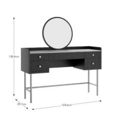 Georgi 5 Drawer Dressing Table -ELEND SHOP 30832763 alt09