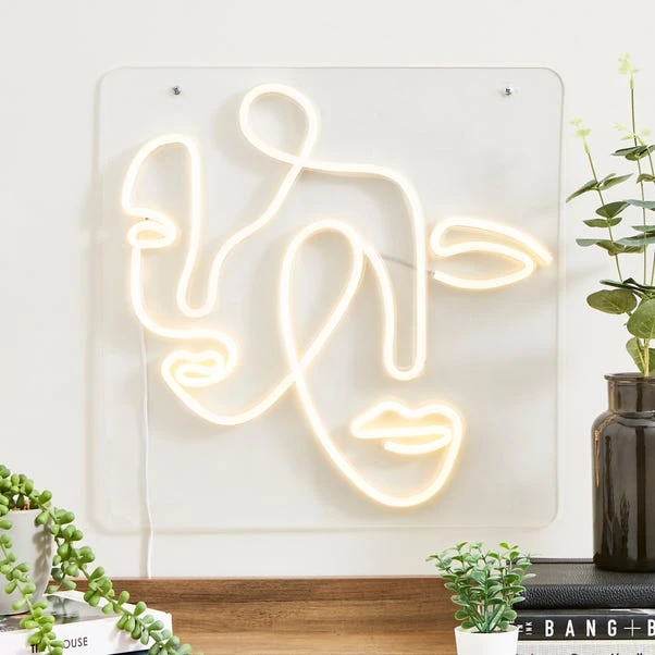 Faces Neon Sign 1 Faces Neon Sign