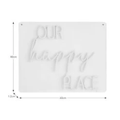 Our Happy Place Neon Sign -ELEND SHOP 30833992 alt04