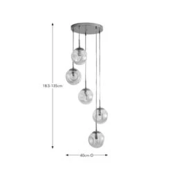 Alexis 5 Light Cluster Ceiling Light -ELEND SHOP 30834020 alt08